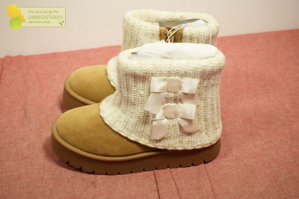 art class Kids' Keiko Faux Suede Style Boots Tan Size 1